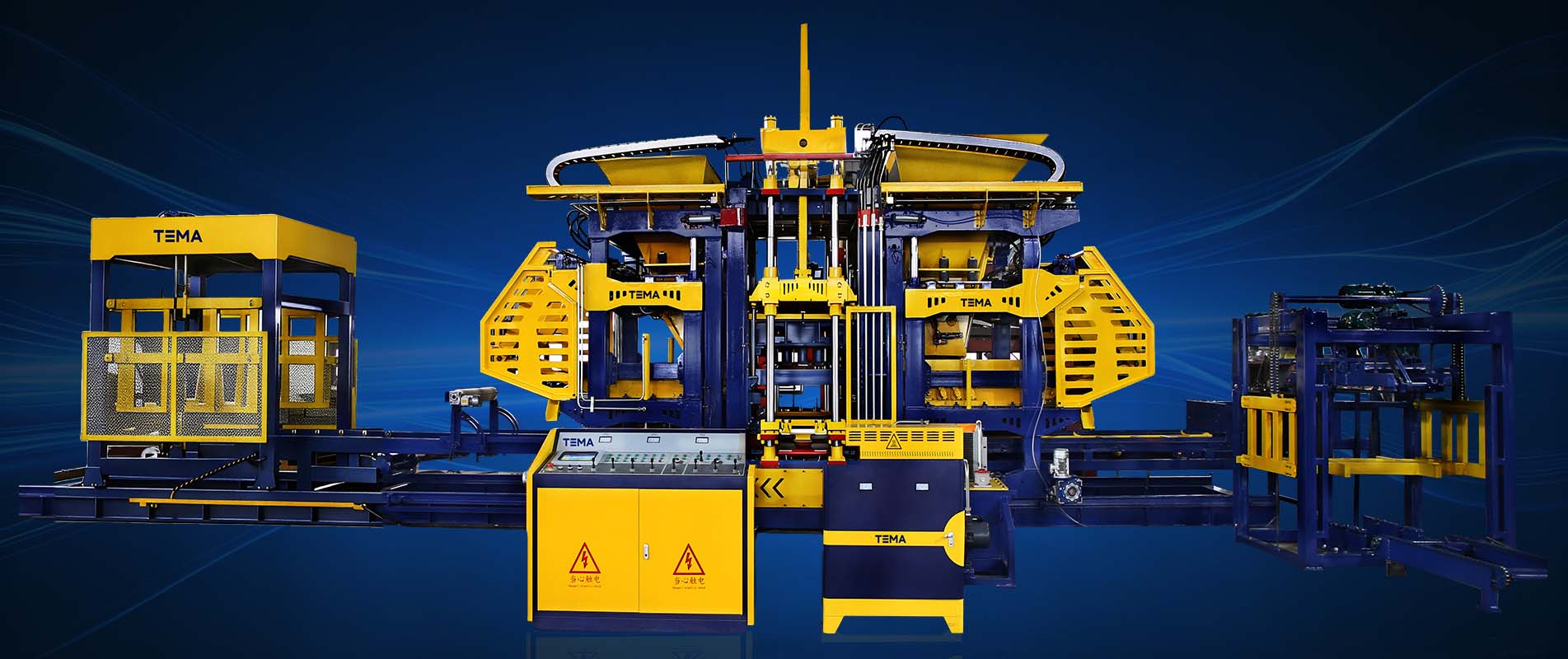 Máquina robusta para fabricar bloques de pavimentación